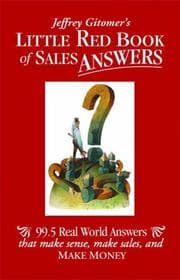 Tapa de Jeffrey Gitomer's little red book of sales answers