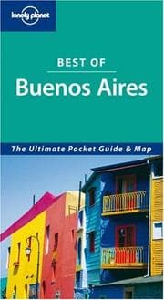 Tapa de Lonely Planet Best of Buenos Aires