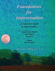 Tapa de Foundations for Improvisation : A Guitarist's Guide to Improvisation : Major Scale Modes with Improv Exercises
