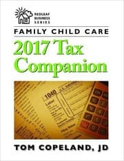 Tapa de Family Child Care 2017 Tax Companion
