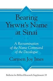 Tapa de Bearing Yhwh's Name at Sinai