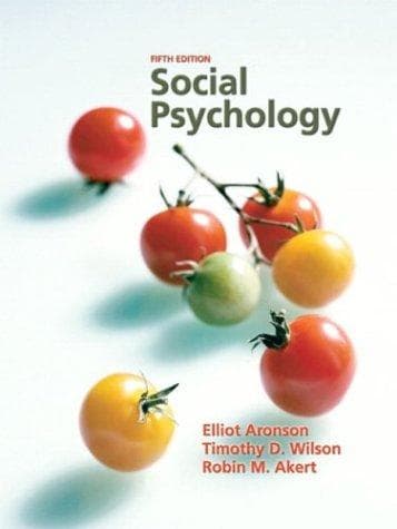 Tapa de Social psychology