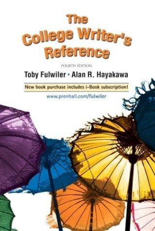 Tapa de The college writer's reference