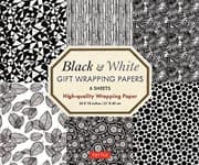 Tapa de Black & White Gift Wrapping Papers - 6 sheets