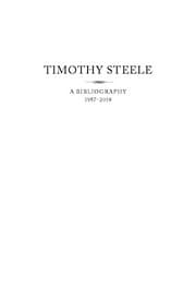 Tapa de Timothy Steele
