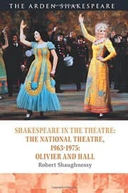 Tapa de Shakespeare in the Theatre : The National Theatre, 1963-1975