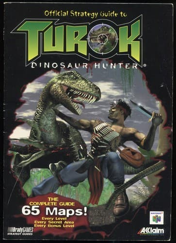 Tapa de Official Strategy Guide to Turok: Dinosaur Hunter