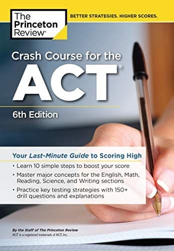 Tapa de Crash Course for the ACT, 6th Edition