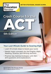 Tapa de Crash Course for the ACT, 6th Edition