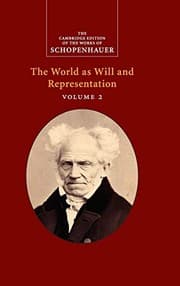 Tapa de Schopenhauer : The World as Will and Representation