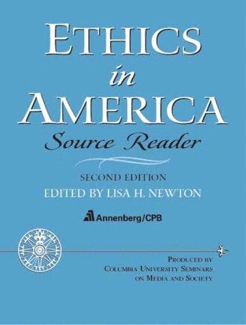 Tapa de Ethics in America