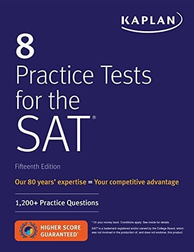 Tapa de 8 Practice Tests for the SAT