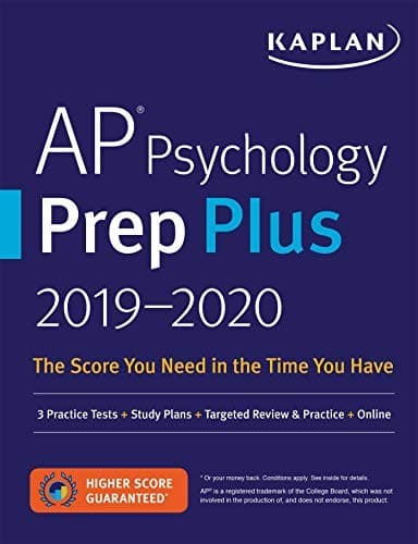 Tapa de AP Psychology Prep Plus 2019-2020