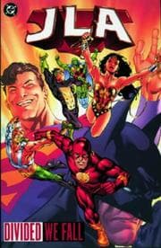 Tapa de JLA, divided we fall