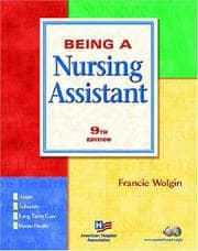 Tapa de Being a Nursing Assistant (9th Edition) (Being a Nursing Assistant)