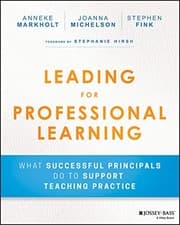 Tapa de Leading for Professional Learning