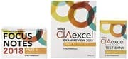 Tapa de Wiley CIAexcel Exam Review 2018 + Test Bank + Focus Notes