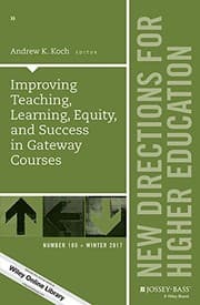 Tapa de Improving Teaching, Learning, Equity, and Success in Gateway Courses