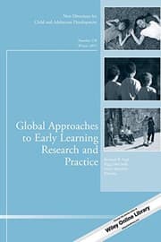 Tapa de Global Approaches to Early Learning Research and Practice
