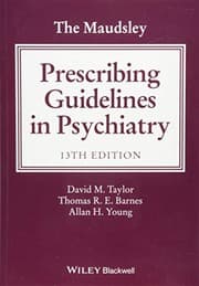 Tapa de The Maudsley Prescribing Guidelines in Psychiatry