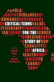 Tapa de Critical Terms for the Study of Africa