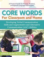 Tapa de Core Words for Classroom & Home