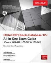 Tapa de OCA/OCP Oracle Database 12c All-in-One Exam Guide