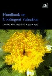 Tapa de Handbook on contingent valuation