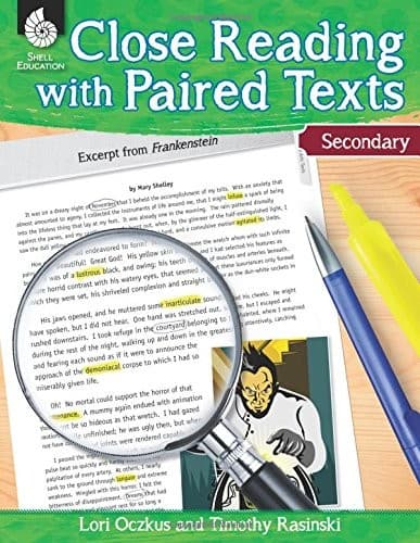Tapa de Close Reading with Paired Texts Secondary