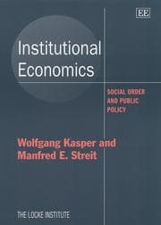 Tapa de Institutional Economics