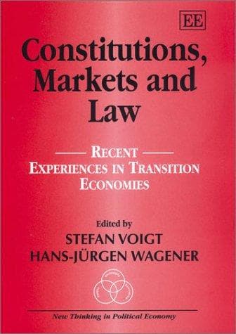 Tapa de Constitutions, markets, and law