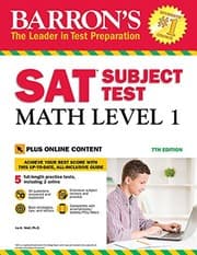 Tapa de Barron's SAT Subject Test