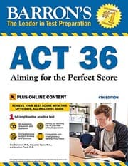 Tapa de Barron's ACT 36 with Online Test