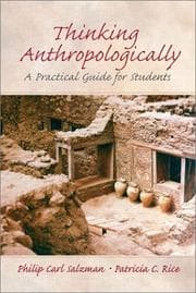 Tapa de Thinking anthropologically