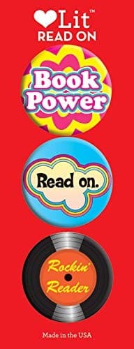 Tapa de Read On 3-Button Assortment