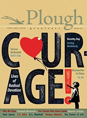 Tapa de Plough Quarterly No. 12 - Courage