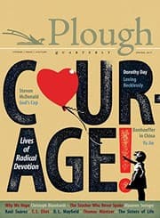 Tapa de Plough Quarterly No. 12 - Courage