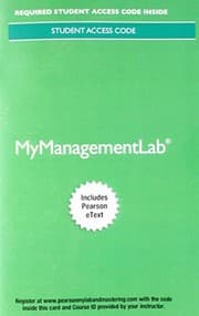 Tapa de Mylab Management with Pearson Etext -- Access Card -- For Management