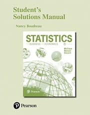 Tapa de Student's Solutions Manual for Statistics for Business and Economics