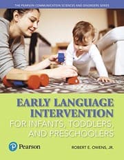 Tapa de Early Language Intervention for Infants, Toddlers, and Preschoolers, Enhanced Pearson eText -- Access Card