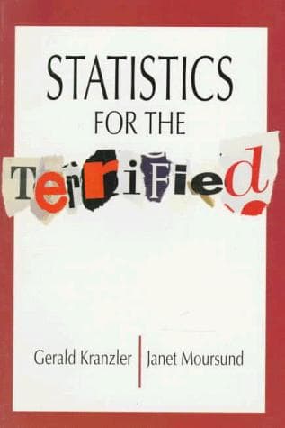 Tapa de Statistics for the terrified