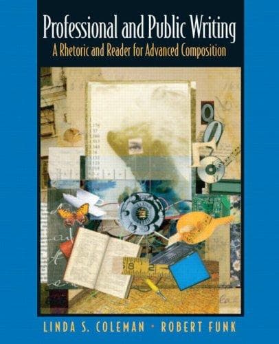 Tapa de Professional and Public Writing