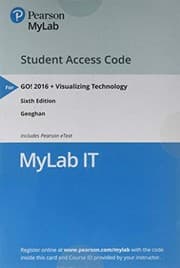 Tapa de MyLab IT with Pearson eText -- Access Card -- for GO! 2016 with Vizualizing Technology