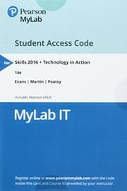 Tapa de MyLab IT with Pearson eText -- Access Card -- for Skills 2016 w/Technology in Action 14e