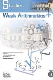 Tapa de Studies in Weak Arithmetics