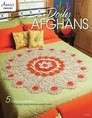 Tapa de Doily Afghans