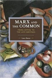 Tapa de Marx and the Common
