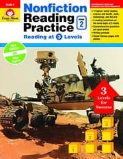 Tapa de Nonfiction Reading Practice, Grade 2