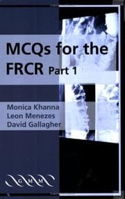 Tapa de MCQs for the FRCR part 1