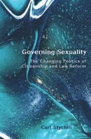 Tapa de Governing sexuality